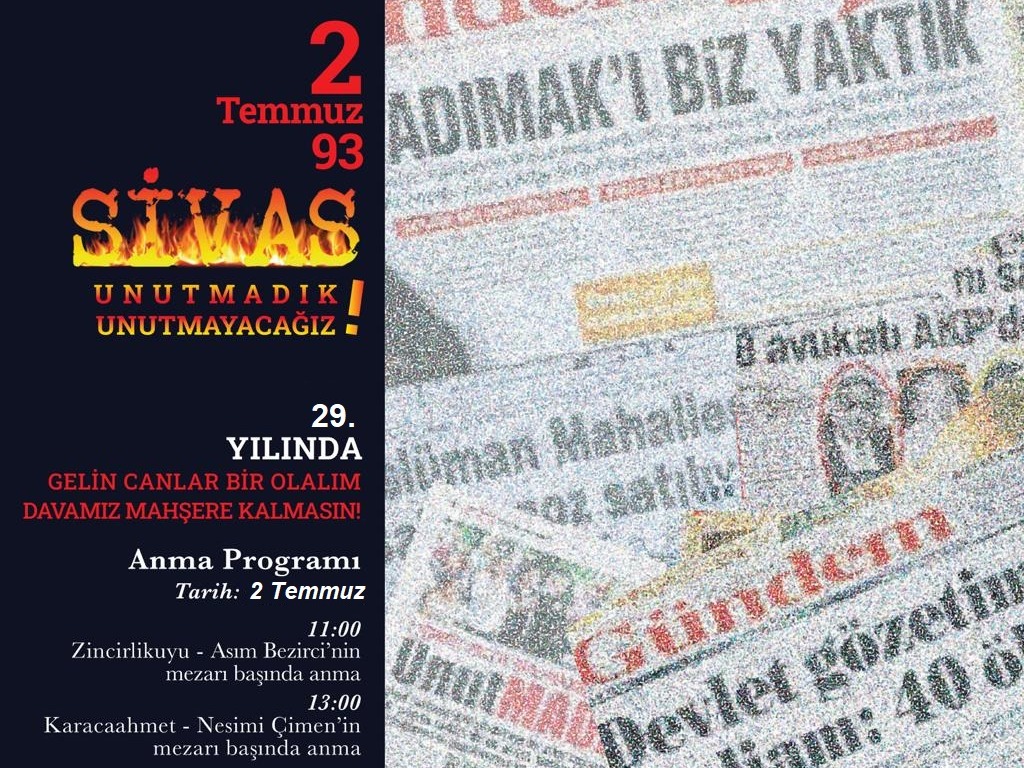 2 Temmuz Sivas Katliamı, İstanbul Anması