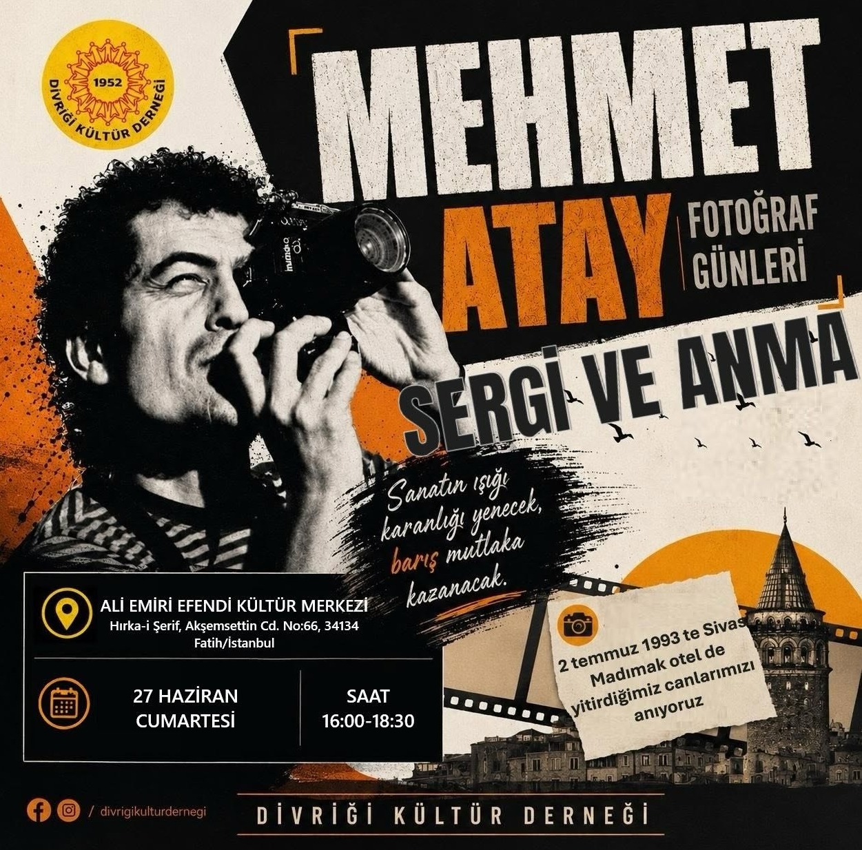 Mehmet Atay Fotoğraf Günleri, Sergi ve Anma Programı