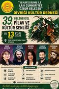 Divriği Kültür Derneği Geleneksel 39. Pilav ve Kültür Şenliği